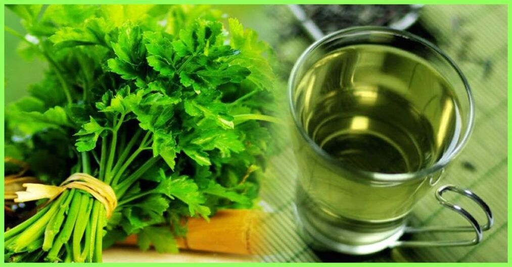 A parsley-based decoction is a remedy for treating prostatitis