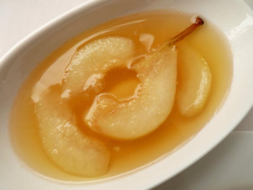 It is useful for patients with prostatitis to include pear compote in the diet