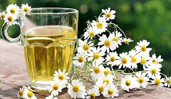 Tea with chamomile for prostatitis